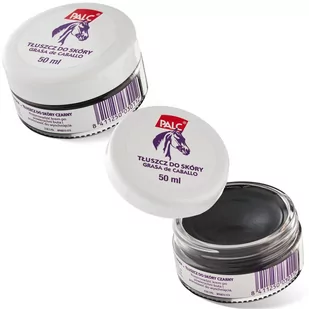 2x PALC TŁUSZCZ Z WOSKIEM 50ML CZARNY - Środki do obuwia i ubrań - miniaturka - grafika 1