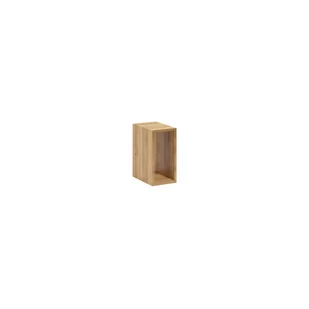 Regał Mały AA100 Connect Wood Uniqform Laminowana Płyta Meblowa, Dąb Hamilton Naturalny - Półki do salonu - miniaturka - grafika 1
