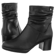 Botki damskie - Botki Czarne BT 25636-S (SL579-b) Sergio Leone - miniaturka - grafika 1