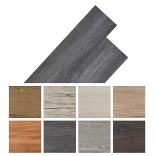 Samoprzylepne panele podłogowe PVC, 2,51 m², 2 mm, czarno-białe - Panele podłogowe - miniaturka - grafika 4