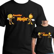 Koszulki męskie - Koszulka Pszczółka Maja Gucio Bajka S Czarna 3185 - miniaturka - grafika 1