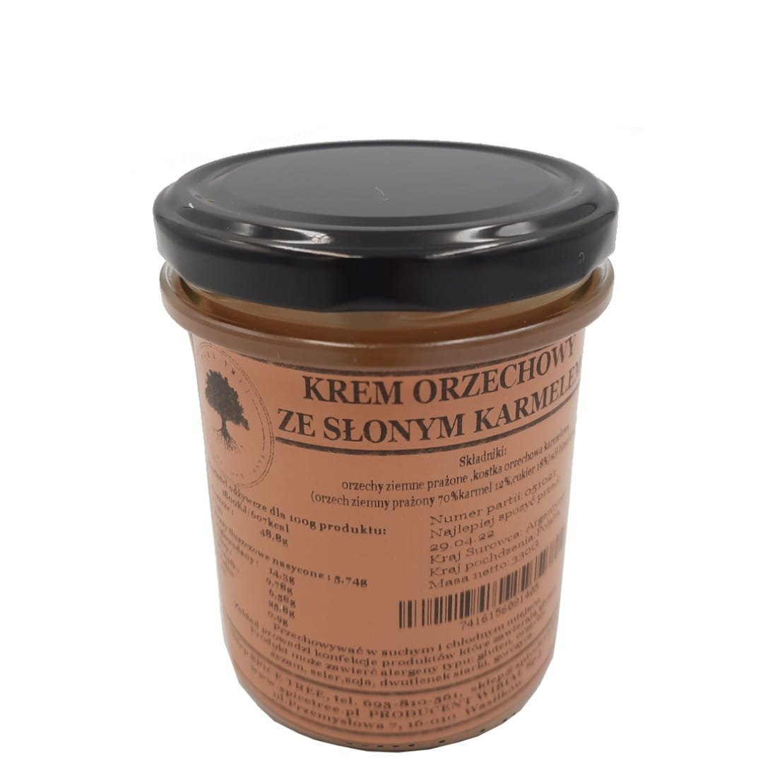 Krem orzechowy ze słonym karmelem 330g, Spice Tree