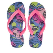 Klapki i japonki damskie - Japonki Havaianas 41402583562 Kolorowy - miniaturka - grafika 1