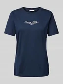 Koszulki i topy damskie - T-shirt z nadrukiem z logo - miniaturka - grafika 1