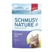 Mokra karma dla kotów - Schmusy Nature Sea Fresh mokra karma dla kota Adult w galaretce Czysta sardynka 96x100 g - miniaturka - grafika 1
