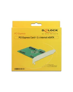 Delock 2x mSATA PCIe (89479) - Kontrolery - miniaturka - grafika 1