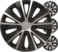 Kołpaki samochodowe - Kołpaki samochodowe 4szt. komplet rapide czarno srebrne 14" cali color box - miniaturka - grafika 1