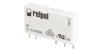 Relpol Przekaźnik miniaturowy 1P 6A 60V DC PCB AgSnO2/Au RM699BV-3211-85-1060 2613707 2613707 - Sterowniki i przekaźniki - miniaturka - grafika 1