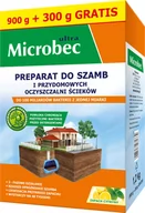 Inne artykuły czyszczące - Bros Microbec ultra preparat do szamb cytryna 900g+300g - miniaturka - grafika 1