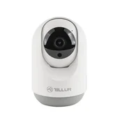 Rejestratory do monitoringu - Tellur Smart WiFi Indoor Camera, 3MP, UltraHD, Autotracking, PTZ, White - miniaturka - grafika 1
