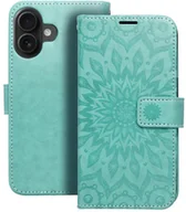 Etui i futerały do telefonów - Kabura MEZZO Book do IPHONE 17 mandala zielony - miniaturka - grafika 1