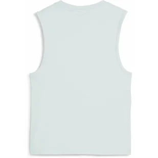 Damska wąska koszulka bez rękawów z logo No. 1 ESS PUMA Peaceful Blue - Koszulki sportowe damskie - miniaturka - grafika 1