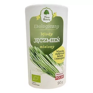 Dary Natury Jęczmień Młody Mielony BIO 90g - - Zdrowa żywność - miniaturka - grafika 2