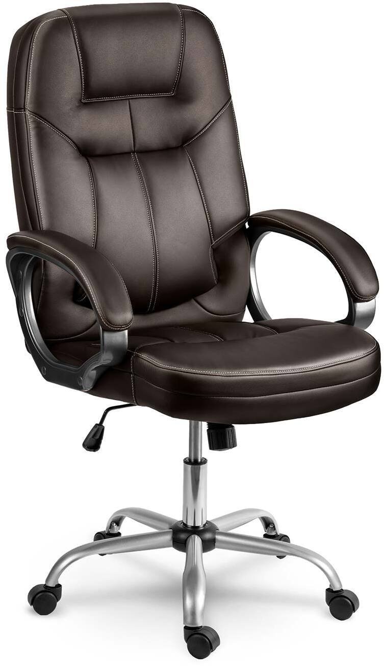 Fotel biurowy obrotowy Sofotel cimny brąz