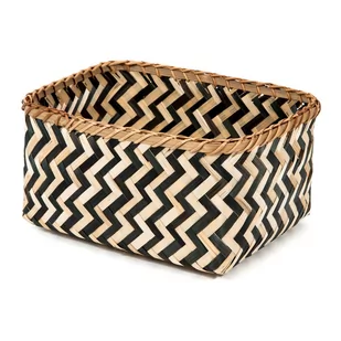 Kosz Compcator Zebra L, 33x23 cm - Kosze wiklinowe - miniaturka - grafika 1