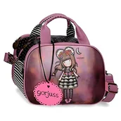 Kosmetyczki, organizery i kuferki - Gorjuss Frida Neceser Adaptable Obudowa na messenger Różowy 28x21x19 cms Skóra syntetyczna, Różowy, Talla única, kosmetyczka z paskiem na ramię - miniaturka - grafika 1