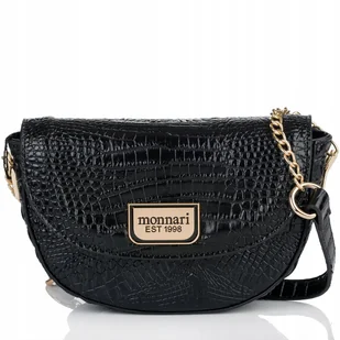 TOREBKA DAMSKA LISTONOSZKA MONNARI WIZYTOWA CROCO ELEGANCKA - Torebki damskie - miniaturka - grafika 1