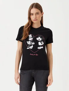 ONLY T-Shirt Mickey 15317991 Czarny Regular Fit - Koszulki i topy damskie - miniaturka - grafika 1