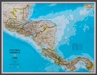 Mapy i plansze edukacyjne - National Geographic, Ameryka Centralna. Mapa ścienna polityczna na podkładzie 1:2 541 000 - miniaturka - grafika 1