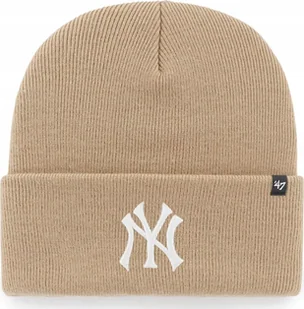 47brand Czapka zimowa New York Yankees beżowa B-HYMKR17ACE-KHB - Czapki damskie - miniaturka - grafika 1