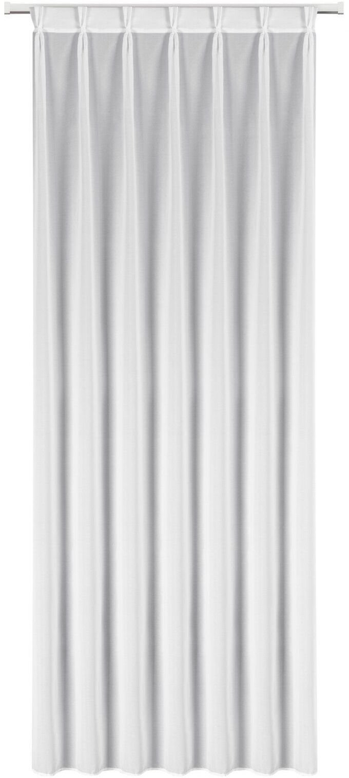 Eurofirany Biała firana szyfonowa RUBY 80x270 cm na taśmie flex