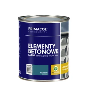 Primacol Farba do elementów betonowych niebieski 0,75 l Professional - Emalie - miniaturka - grafika 1