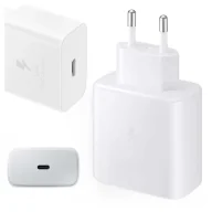 Ładowarki do telefonów - Ładowarka Sieciowa oryginalna Samsung EP-TA845 Szybkie Ładowanie Fast Charge 45W Biała - miniaturka - grafika 1