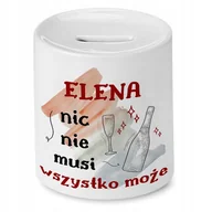 Skarbonki - Skarbonka Dla Eleny na Urodziny Imieniny Prezent z Nadrukiem ze Zdjęciem - miniaturka - grafika 1