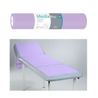 Kosmetyczne akcesoria jednorazowe - Podkład higieniczny na rolce 60cm x 50cm fioletowy podfoliowany 54g MedixPro 80szt - miniaturka - grafika 1