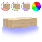 Szafki RTV - vidaXL Szafka pod telewizor z oświetleniem LED dąb sonoma 60x35x15,5 cm - miniaturka - grafika 1