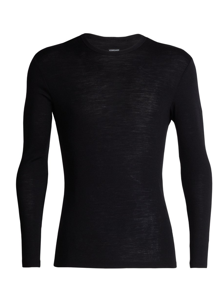 Longsleeve termiczny męski Icebreaker 175 EVERYDAY czarny IB104483001 r L