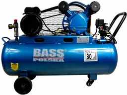 Bass Polska Kompresor 100l sprężarka 2 tłoki 2200W BP-4404 4404 - Sprężarki i kompresory - miniaturka - grafika 1