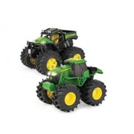 Samochody i pojazdy dla dzieci - John Deere traktor monster dwupak TOMY - miniaturka - grafika 1