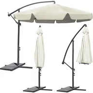 Parasole ogrodowe - Parasol ogrodowy PLONOS 4231, 8 segmentów, beżowy, 350 cm - miniaturka - grafika 1