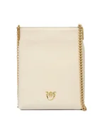 Torebki damskie - PINKO Torebka Flat Satchel AI 25-26 PCPL 105352 A0QO Écru - miniaturka - grafika 1