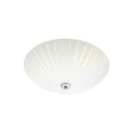 Lampy sufitowe - Markslojd Cut 107758 Plafon lampa sufitowa 2x40W E14 biały/stalowy - miniaturka - grafika 1