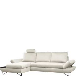 Narożnik Rozkładany Loft Lewy + Zagłówek Laski Meble Tkanina Kronos 1 - Narożniki - miniaturka - grafika 1