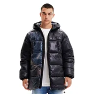 Kurtki męskie - Kurtka męska Desigual Bowie zimowa pikowana czarna-XXL - miniaturka - grafika 1