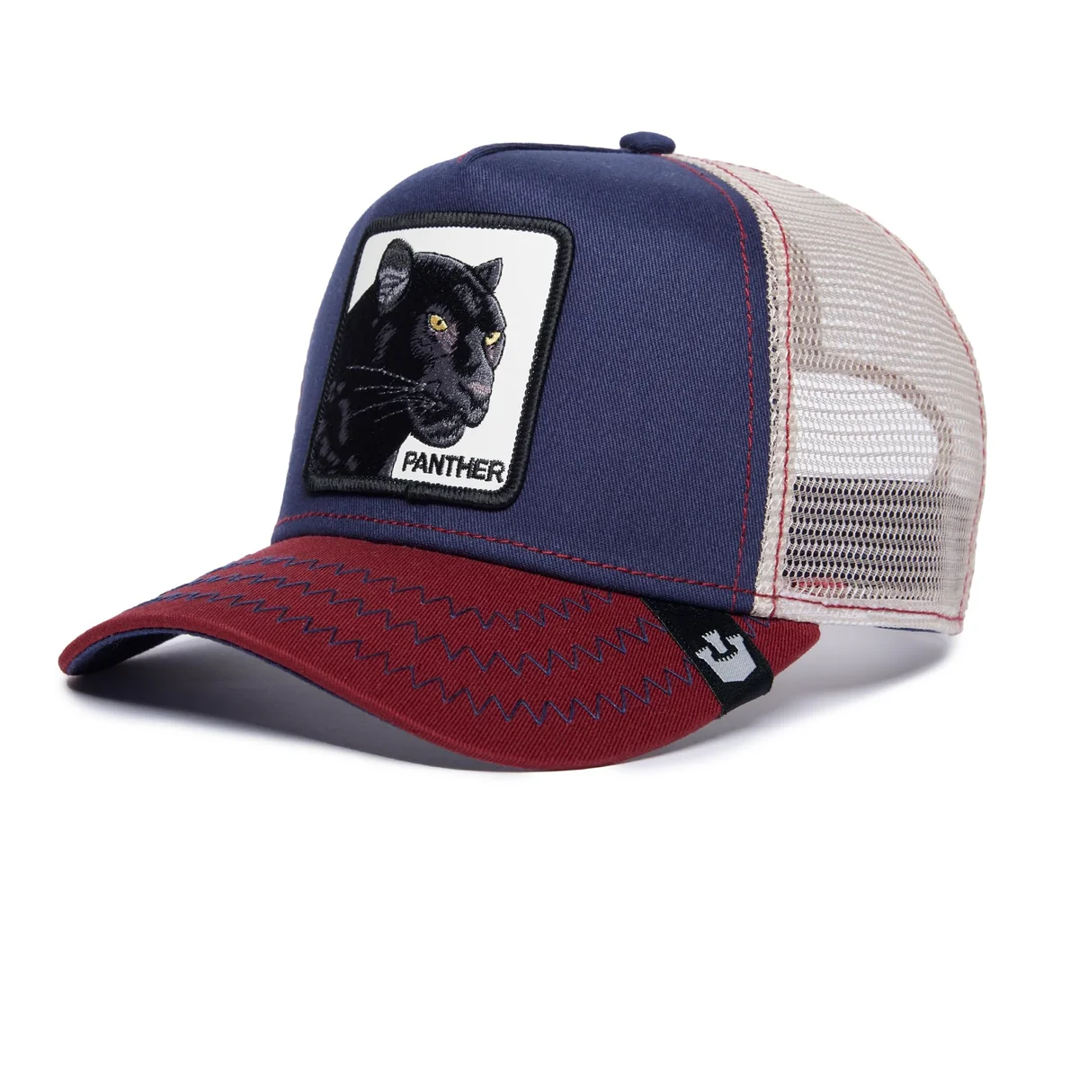 Goorin Bros. The Farm Original Core czapka z daszkiem unisex z zapięciem na zatrzask z tyłu, granatowa (The Panther), jeden rozmiar, jeden rozmiar