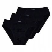 Majtki męskie - Henderson 3Pak 100% Bawełna Slipy Czarne Rozm Xxl - miniaturka - grafika 1