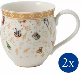 Villeroy & Boch Zestaw 2 kubków Anniversary Edition 2020 Toys Delight - Pozostałe akcesoria świąteczne - miniaturka - grafika 1