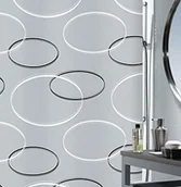 Zasłony prysznicowe - Spirella spirella zasłona prysznicowa tekstylna wzory, vers. Konstrukcja 10.13530 - miniaturka - grafika 1