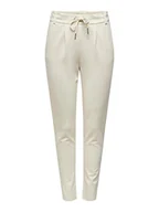 Spodnie damskie - ONLY NOS Damskie spodnie Onlpoptrash Easy Color Pant PNT Noos, Biały (Cloud Dancer Cloud Dancer), 36W x 34L - miniaturka - grafika 1