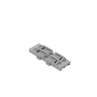 Kostki, złączki, wtyczki - Adapter montażowy 2-tor. do złączki przelotowej 221-2411, szary (opk.5szt) - miniaturka - grafika 1