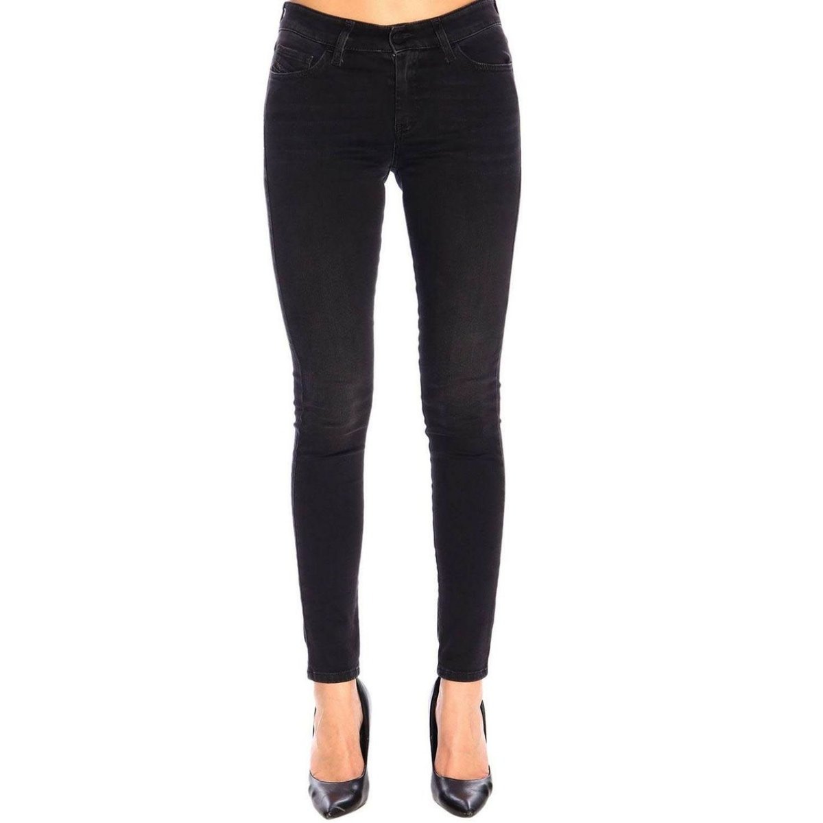 Spodnie damskie Diesel Slandy jeansowe super slim-skinny-W26