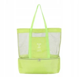 Torba Plażowa Na Zakupy Z Siatki Spód Termiczny - Torby termiczne - miniaturka - grafika 1