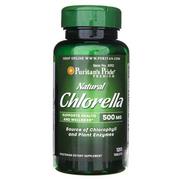Suplementy naturalne - Puritan's Pride Chlorella 500 mg - 120 tabletek - miniaturka - grafika 1