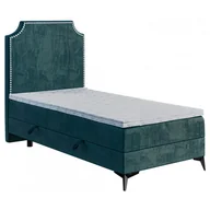 Łóżka - Pojedyncze łóżko boxspring 90x200 Selene - 58 kolorów - miniaturka - grafika 1