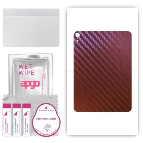 Folia naklejka skórka strukturalna na TYŁ do Apple iPad mini Wi-Fi - Carbon Kameleon CAKA5 - apgo SKINS