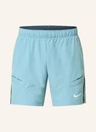 Spodenki damskie - Nike Szorty Tenisowe Court Advantage blau - miniaturka - grafika 1